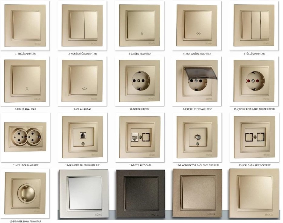 Anahtar Fiş ve Prizler